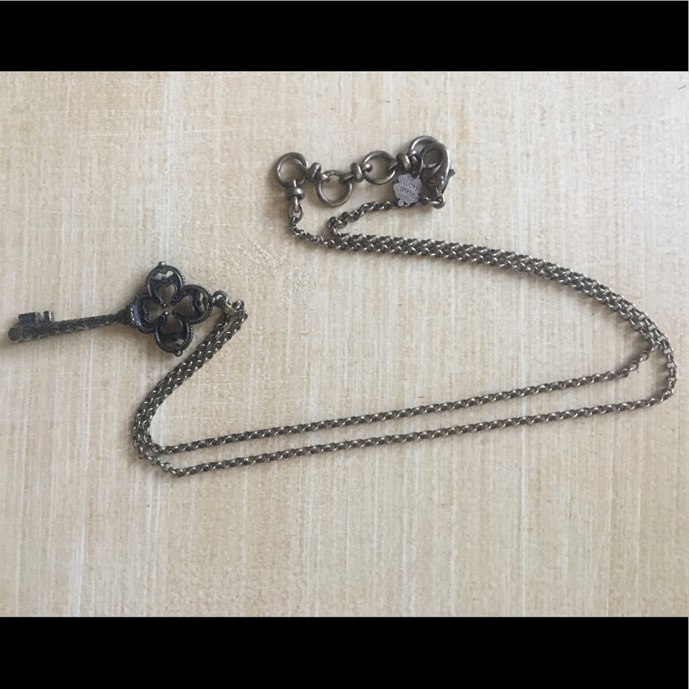 Lucky brand key necklace